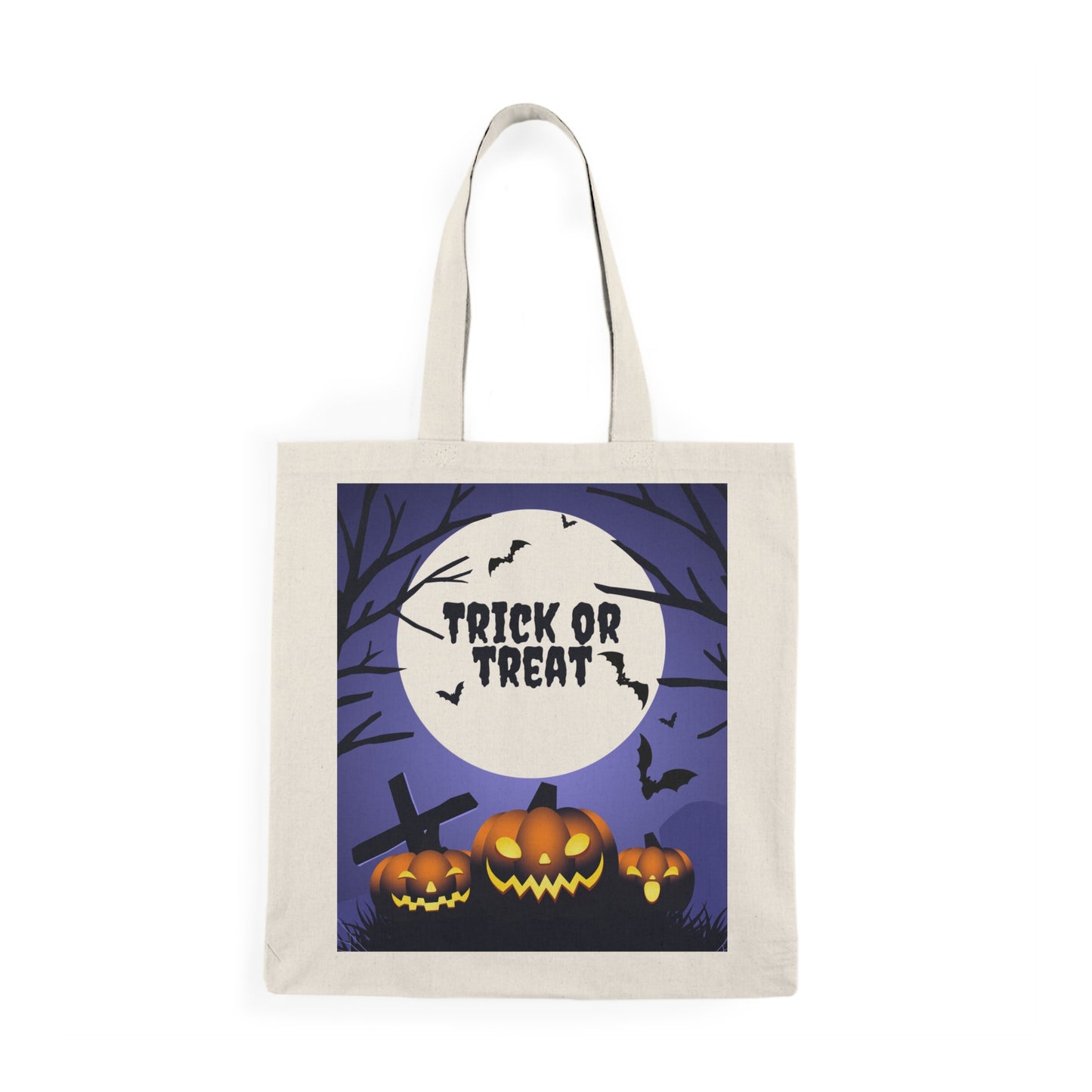 Batty Graveyard Personalized Trick or Treat Bag