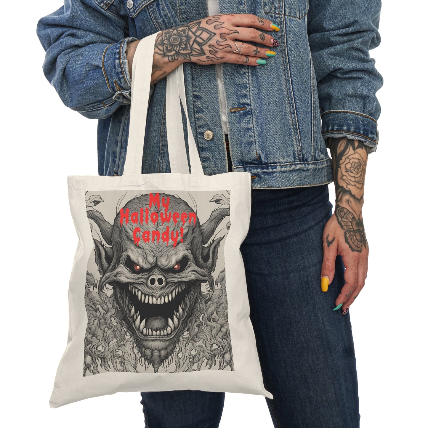 Scary Monsters Personalized Trick or Treat Bag