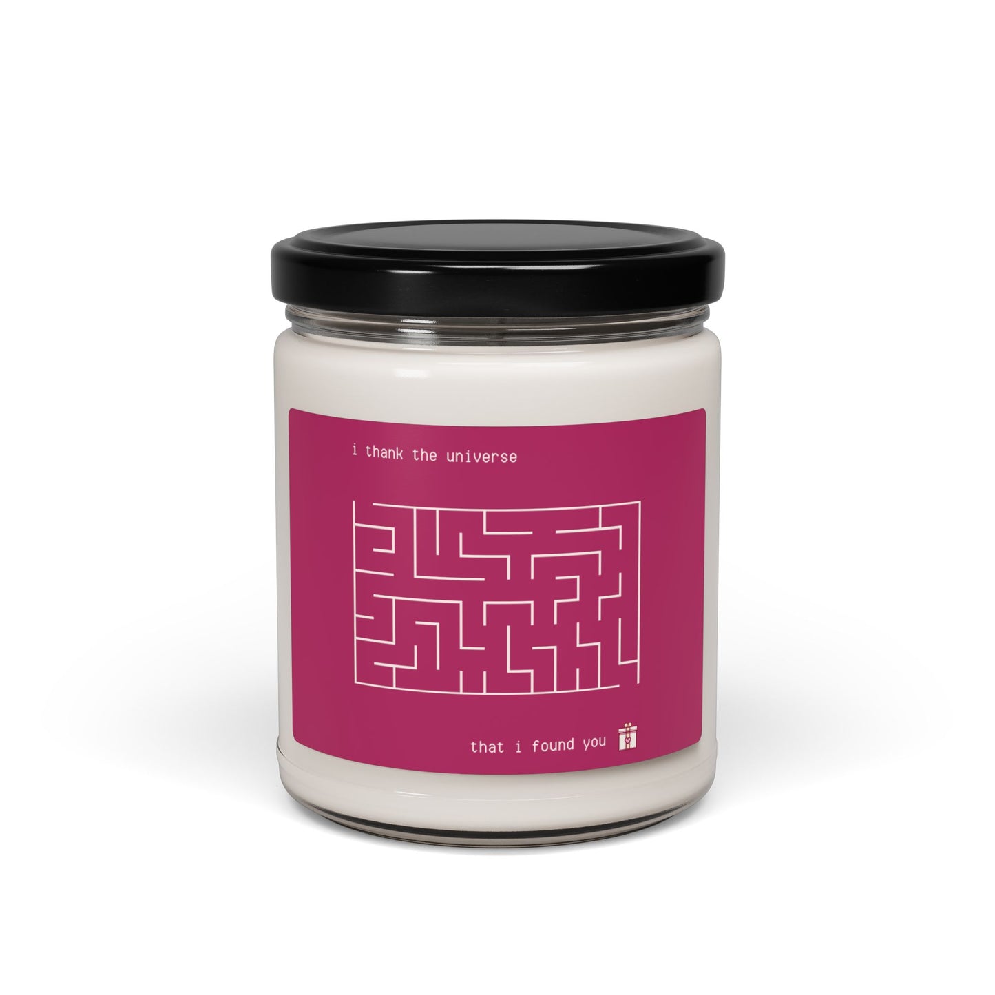I'm Glad I Found You Maze Valentine's Scented Soy Candle, 9 oz.
