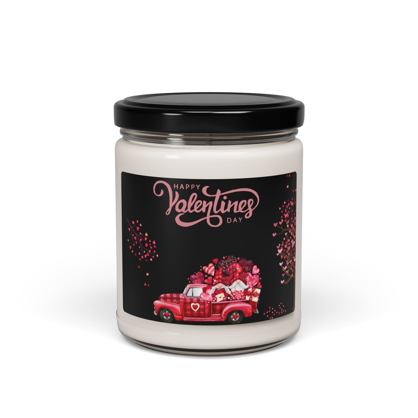 Valentine Gnome Truck Scented Soy Candle, 9 oz