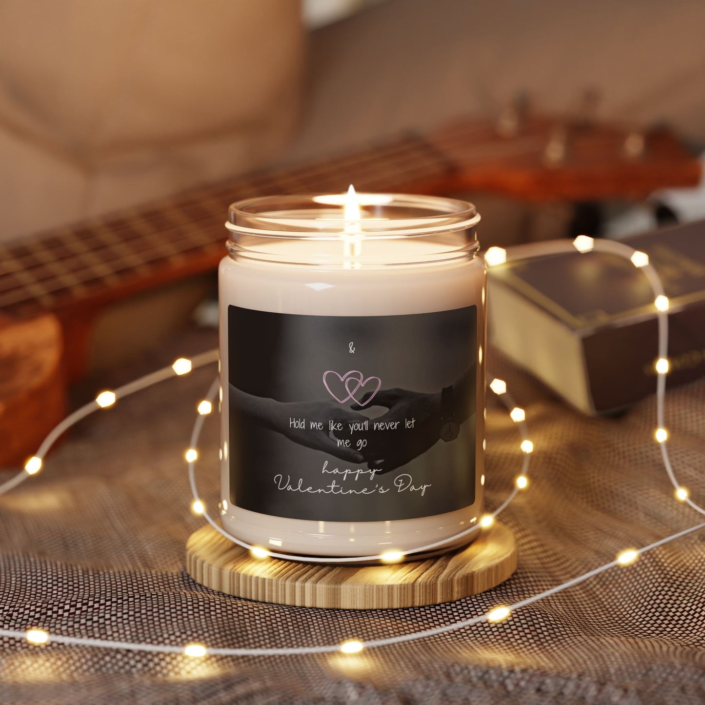 Hold Me Like You'll Never Let Me Go Scented Soy Candle, 9 oz.