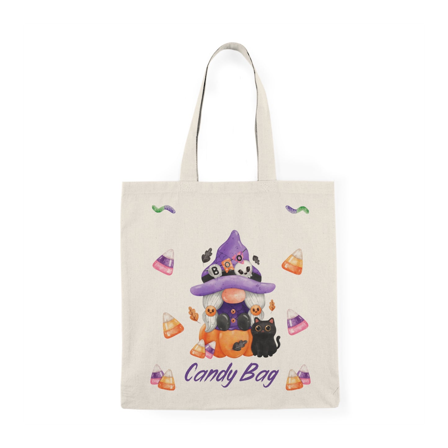 Boo Crew Purple Gnome Personalized Trick or Treat Bag