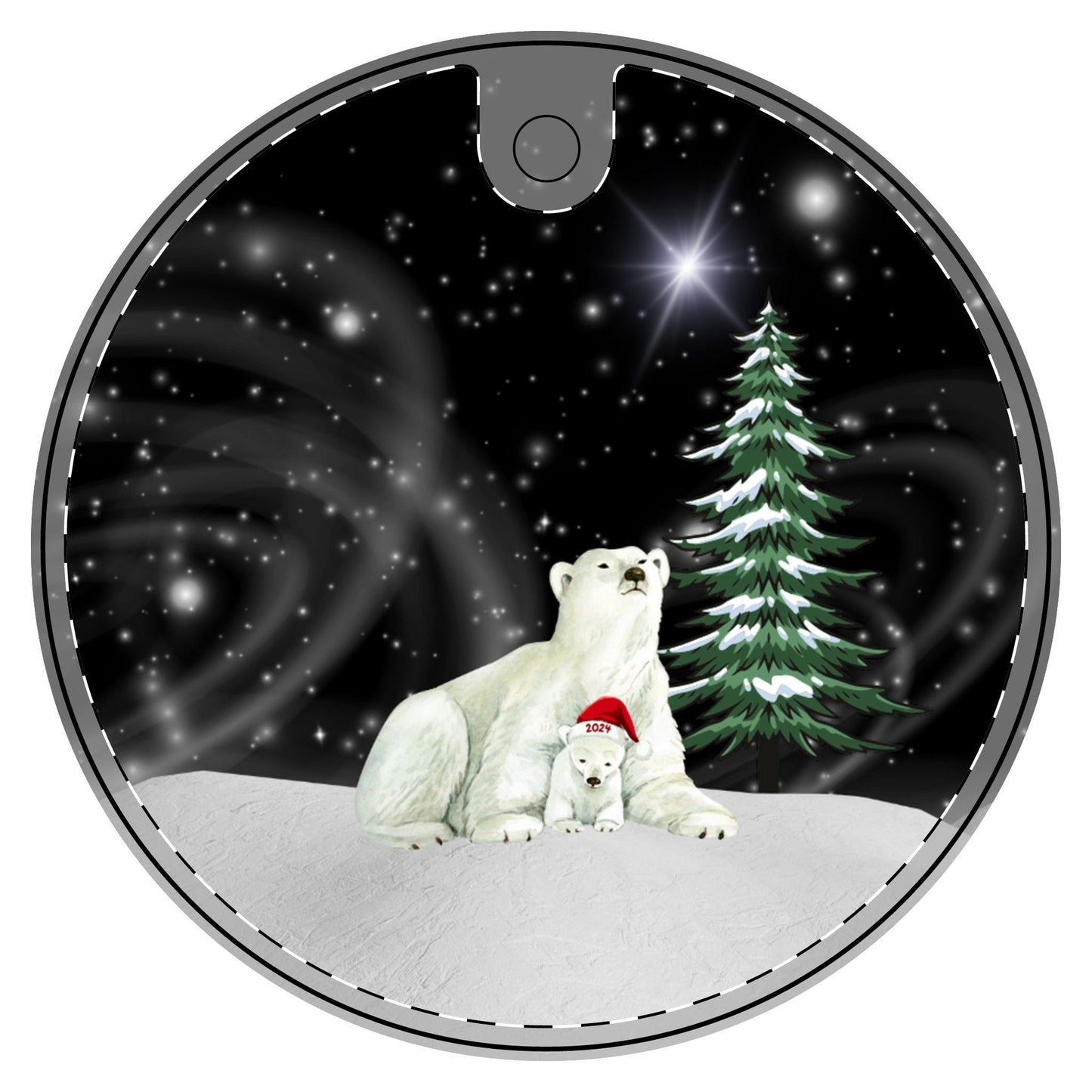 Personalized 2024 Mama Bear Ornament