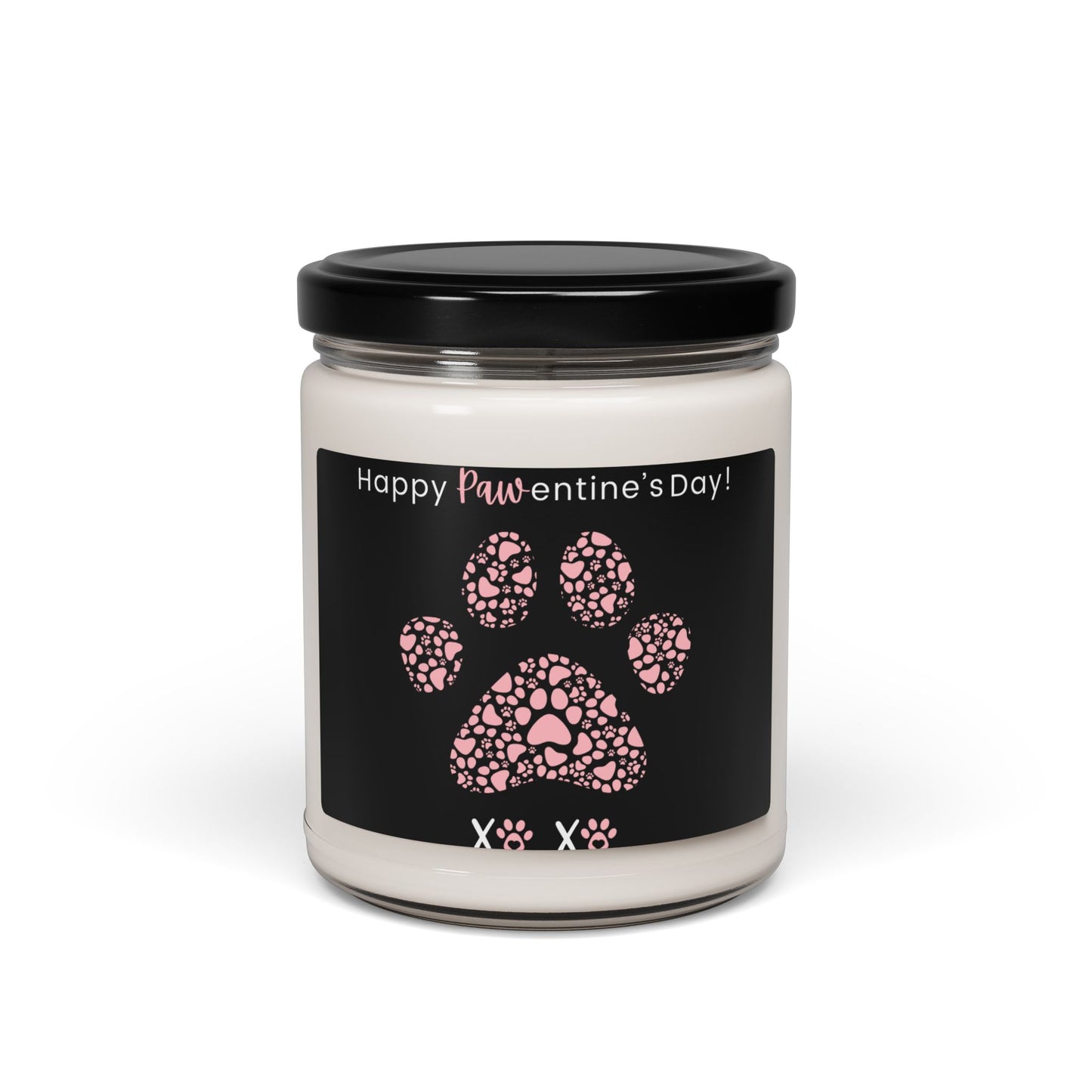 Happy Pawtentine's Day Scented Soy Candle - 9oz, Pet Lover Gift