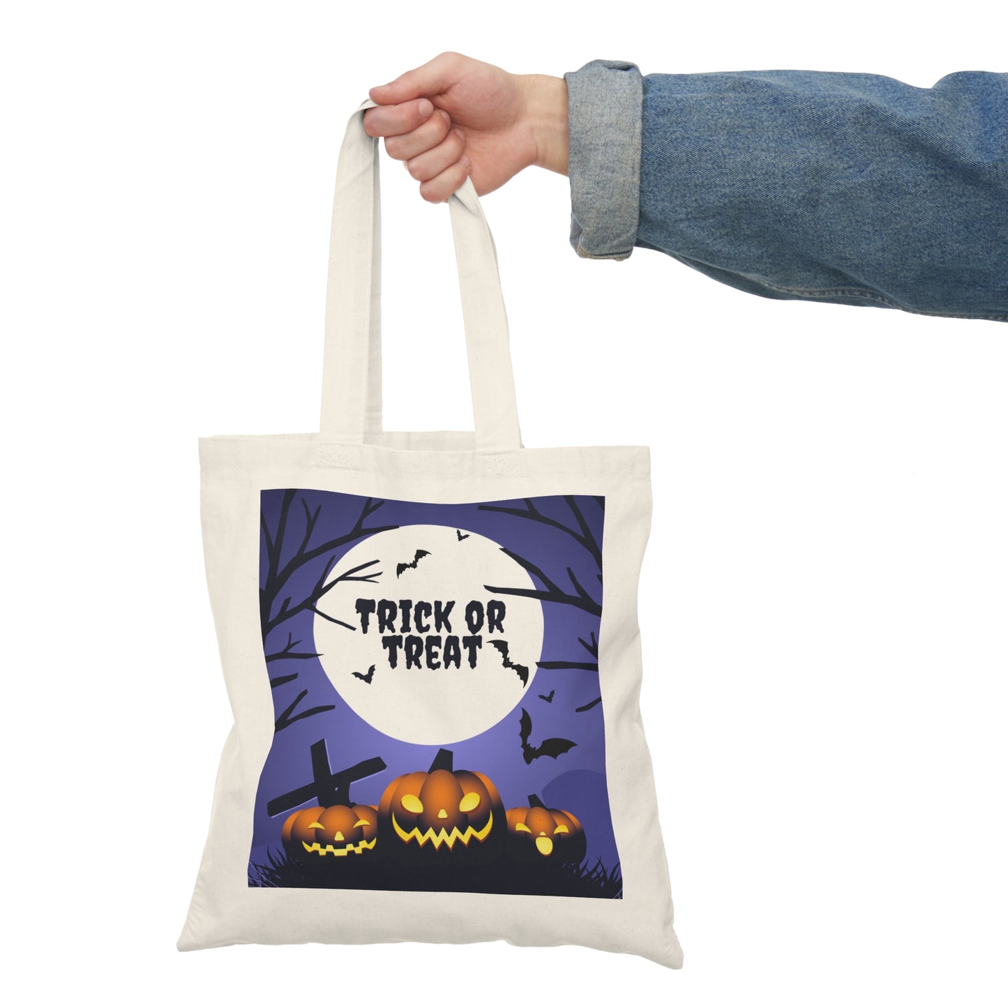 Batty Graveyard Personalized Trick or Treat Bag