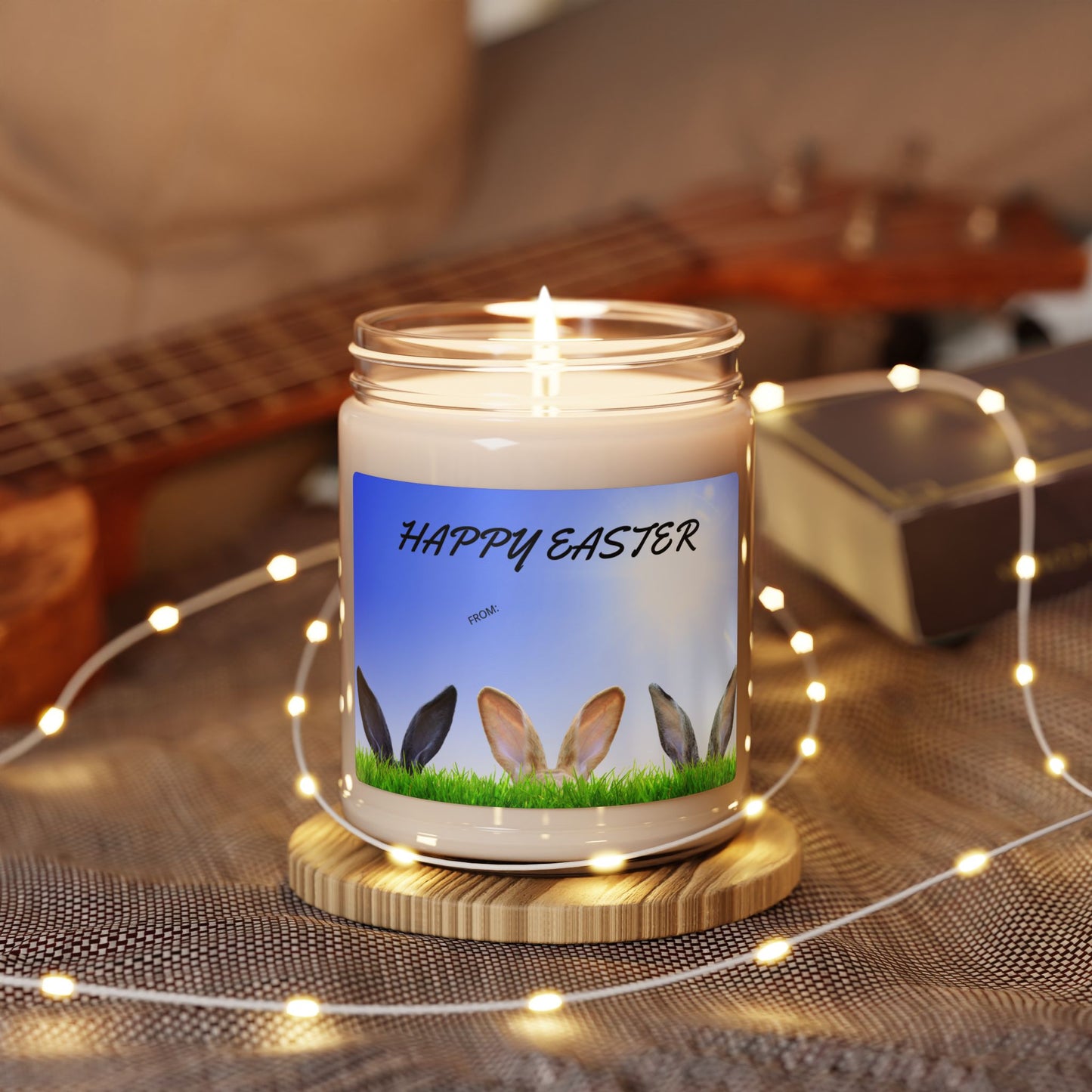 Bunny Ears Easter Scented Soy Candle, 9oz