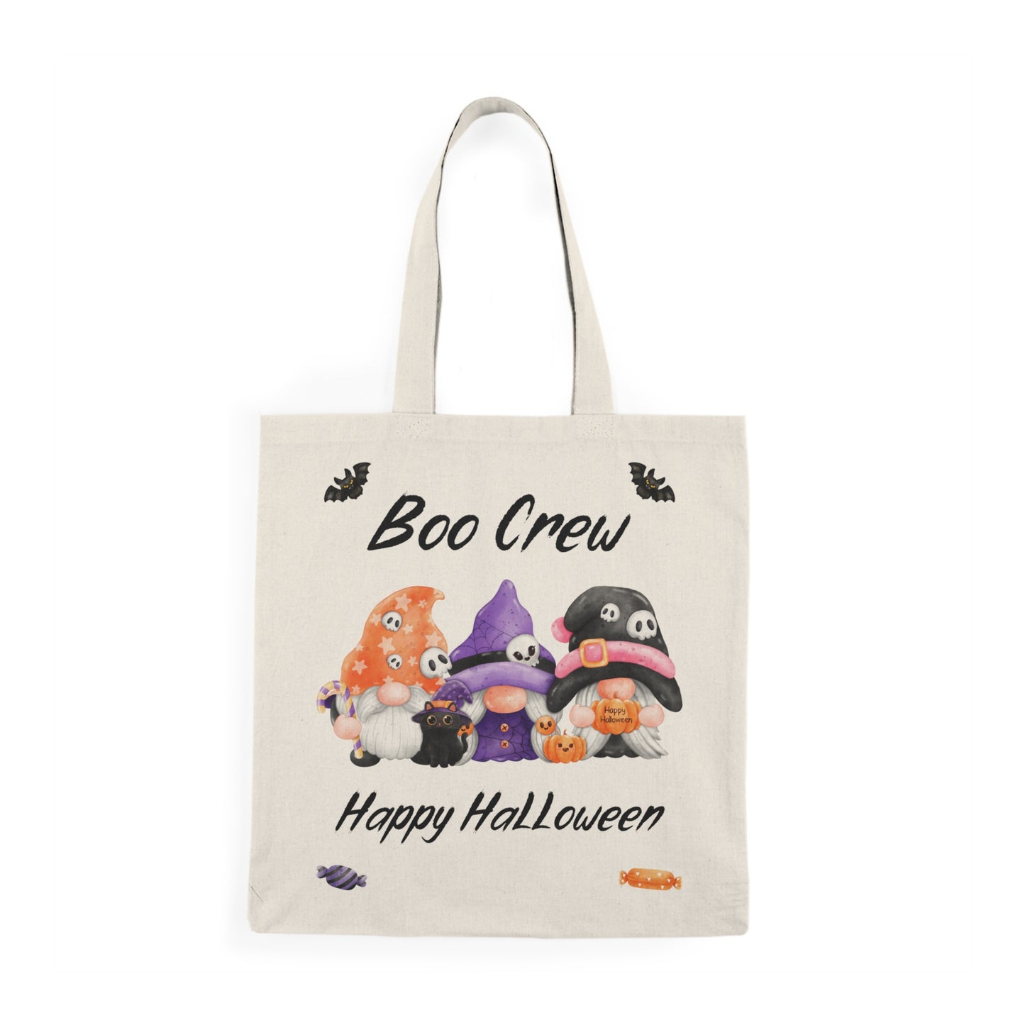 Boo Crew Purple Gnome Personalized Trick or Treat Bag