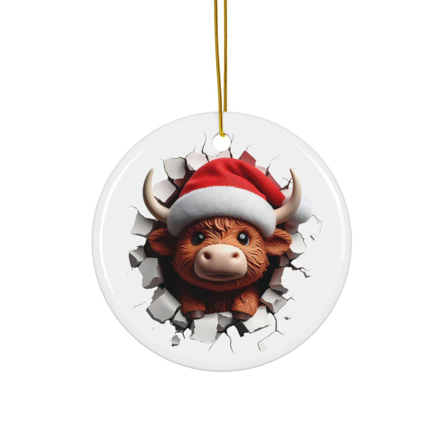 Highland Cow Ornament