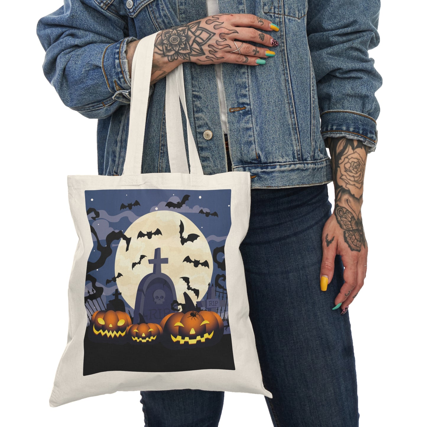 Batty Graveyard Personalized Trick or Treat Bag