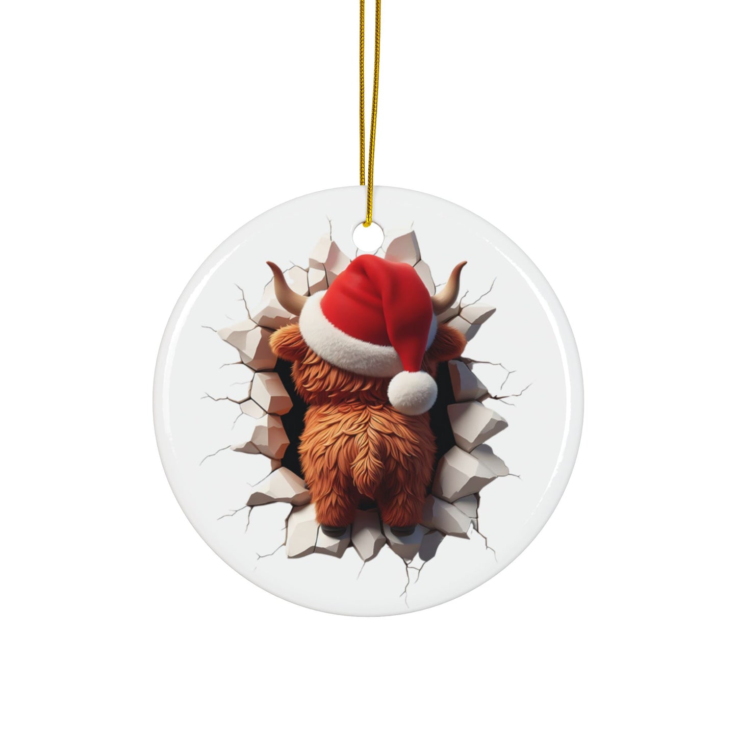Highland Cow Ornament