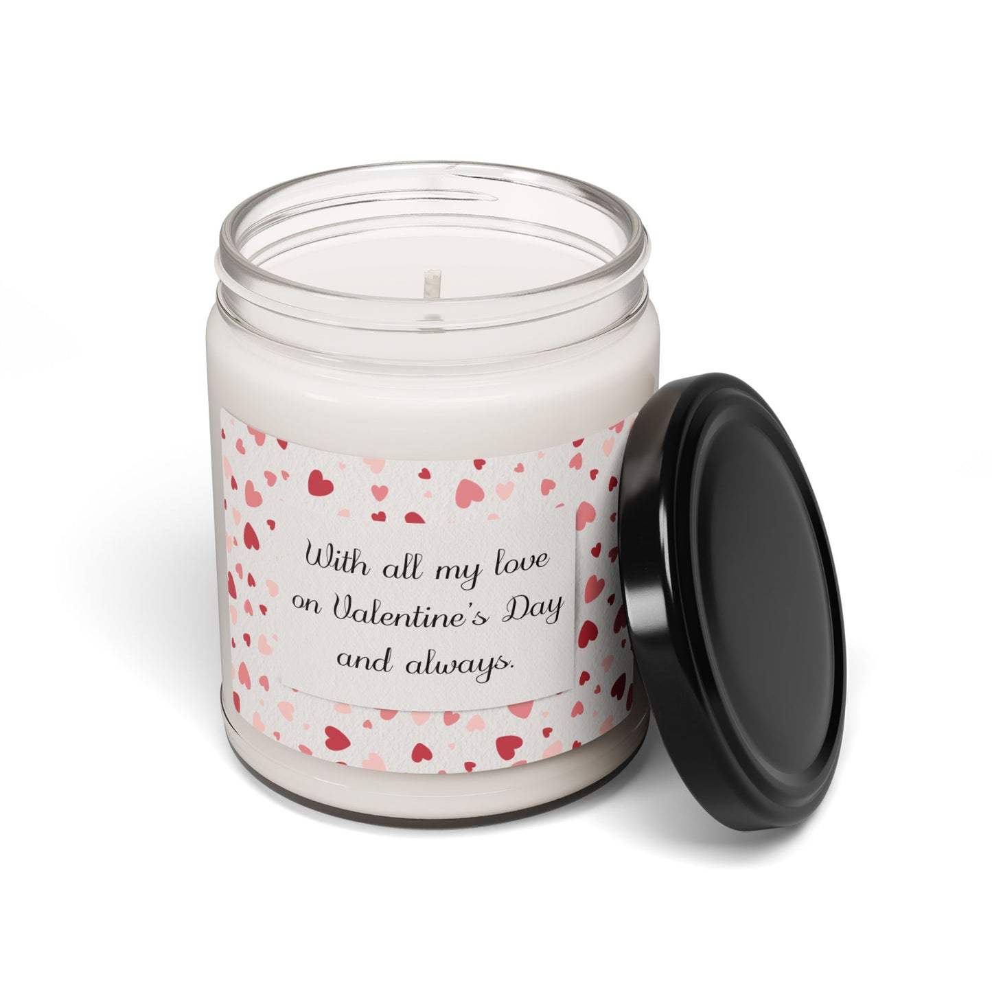 With All My Love On Valentine's Day Scented Soy Candle, 9 oz.