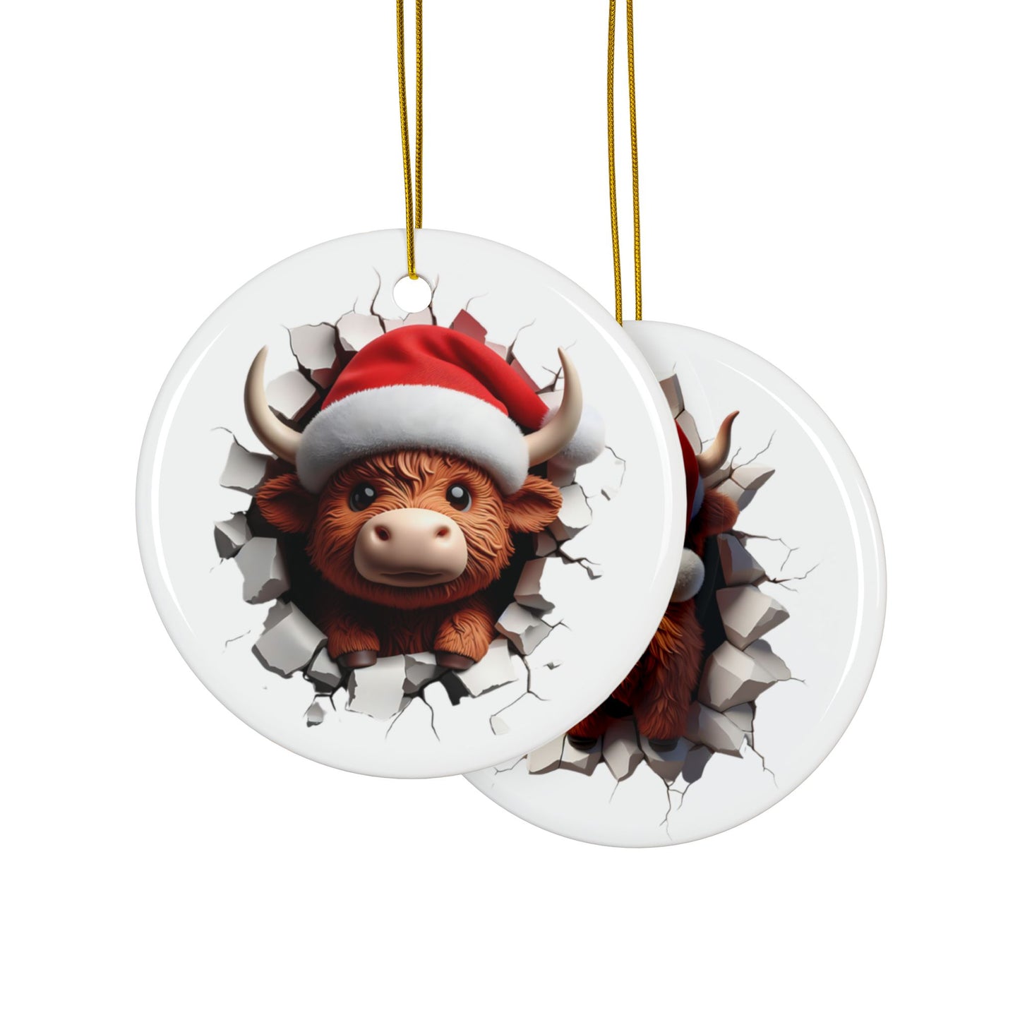 Highland Cow Ornament