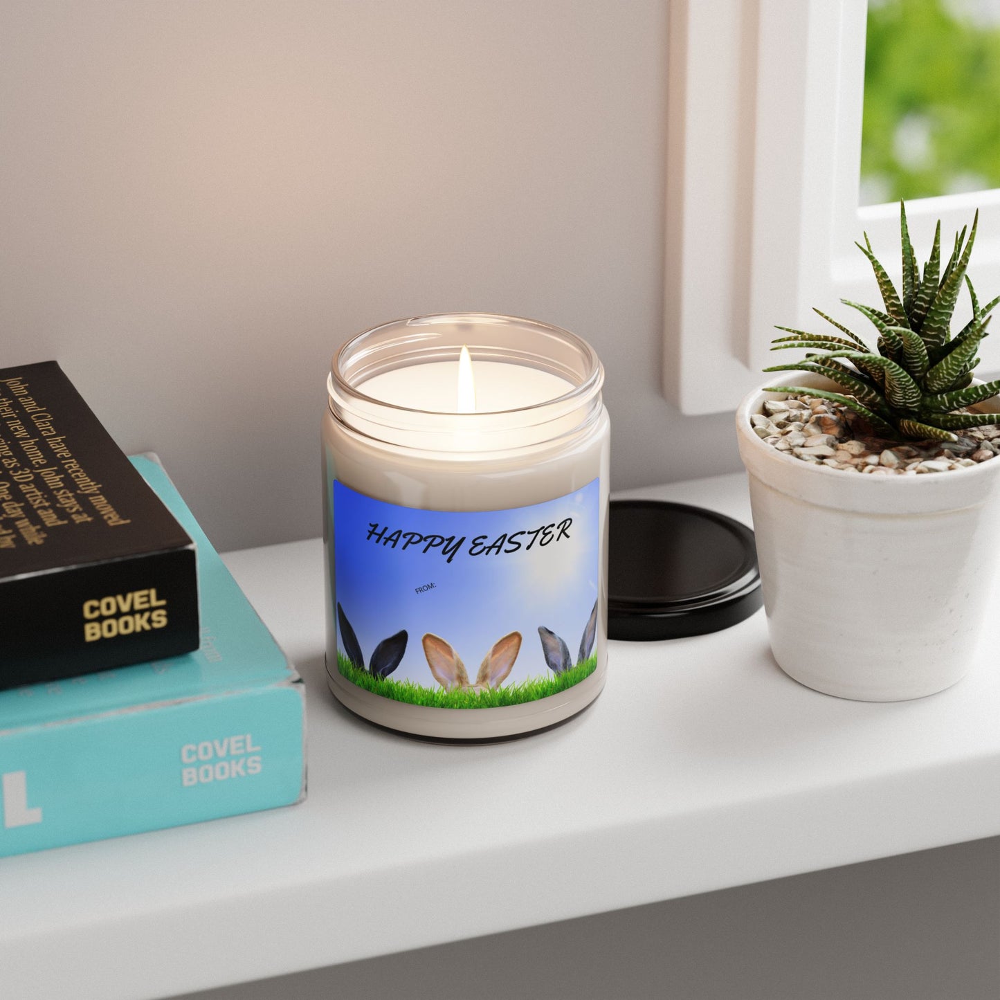 Bunny Ears Easter Scented Soy Candle, 9oz
