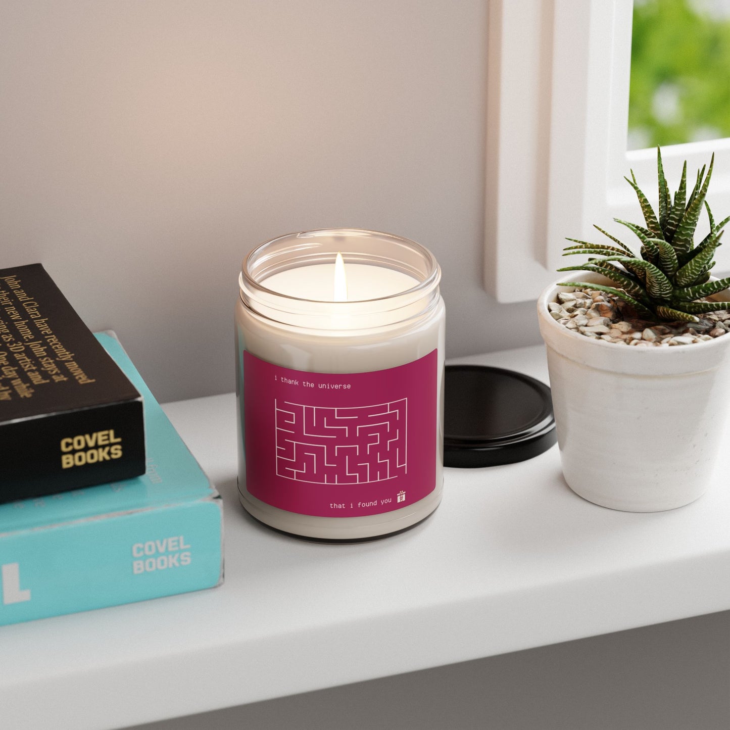 I'm Glad I Found You Maze Valentine's Scented Soy Candle, 9 oz.