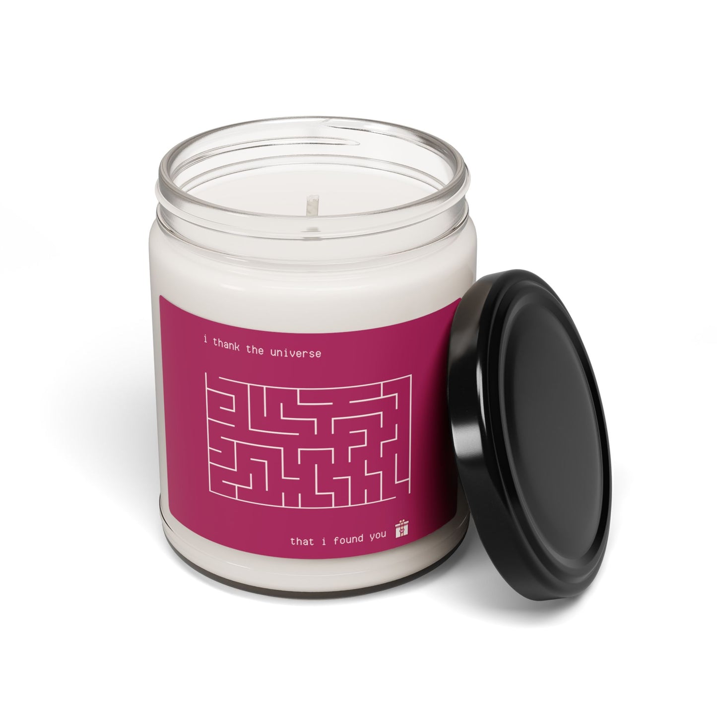 I'm Glad I Found You Maze Valentine's Scented Soy Candle, 9 oz.