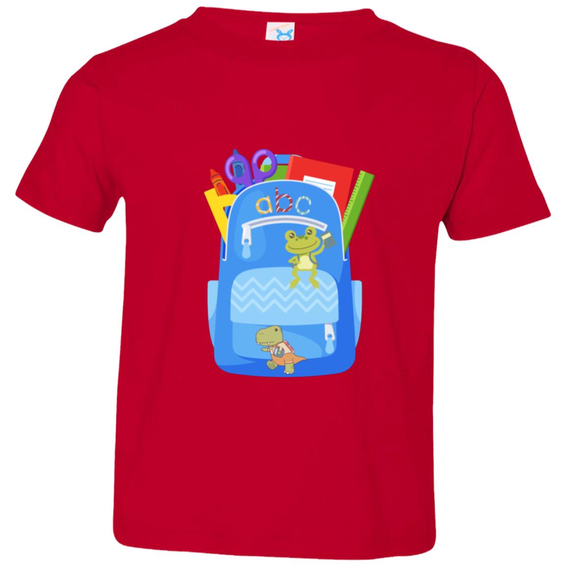 First Day of Grade Level Frog and Dinosaur Backpack Apparel