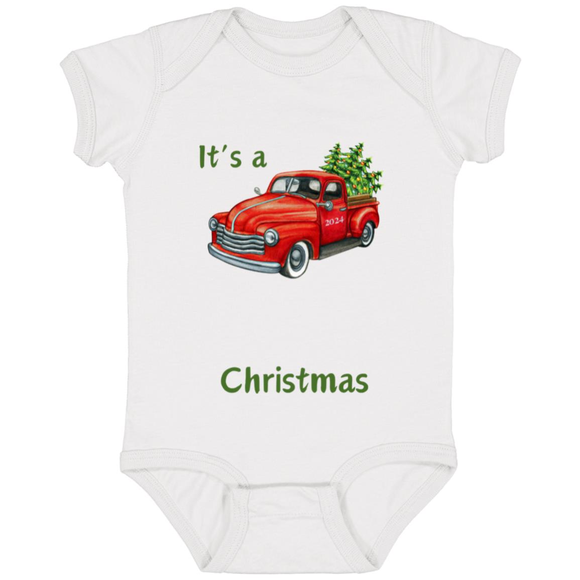It's a Personalize Family Christmas - Infant and Toddler Sizes