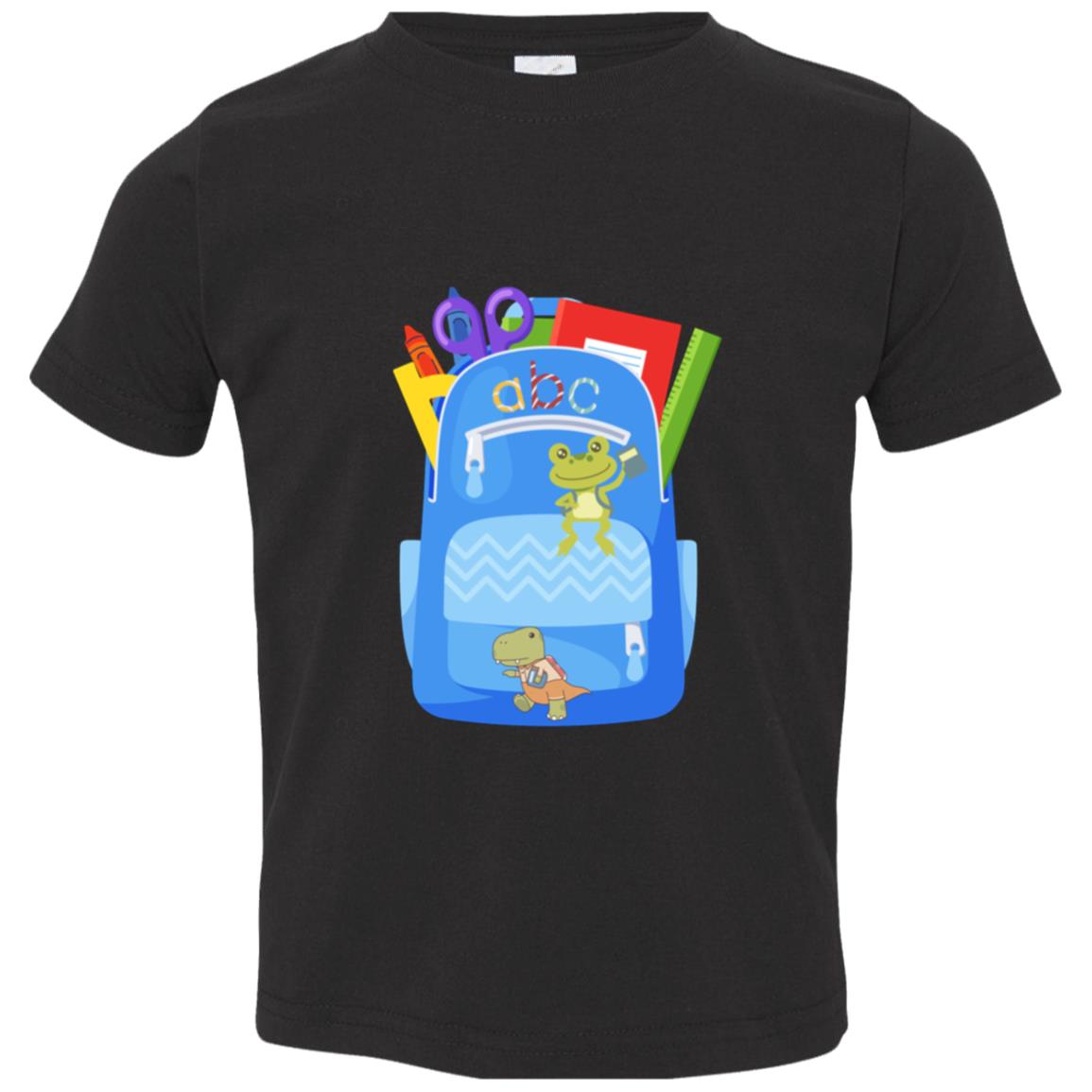 First Day of Grade Level Frog and Dinosaur Backpack Apparel
