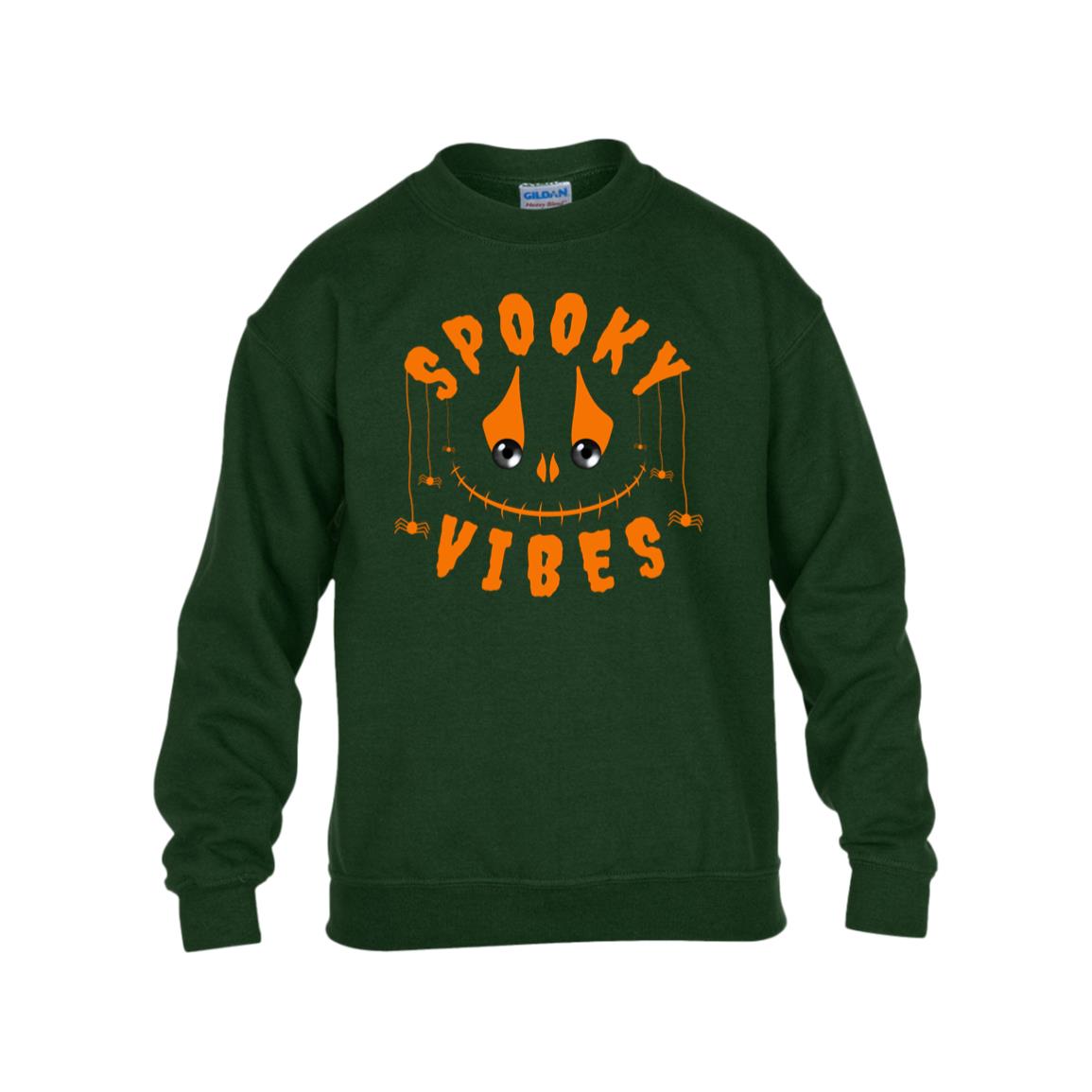 Spooky Vibes Youth Halloween Design