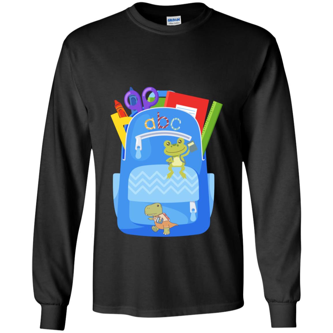 First Day of Grade Level Frog and Dinosaur Backpack Apparel