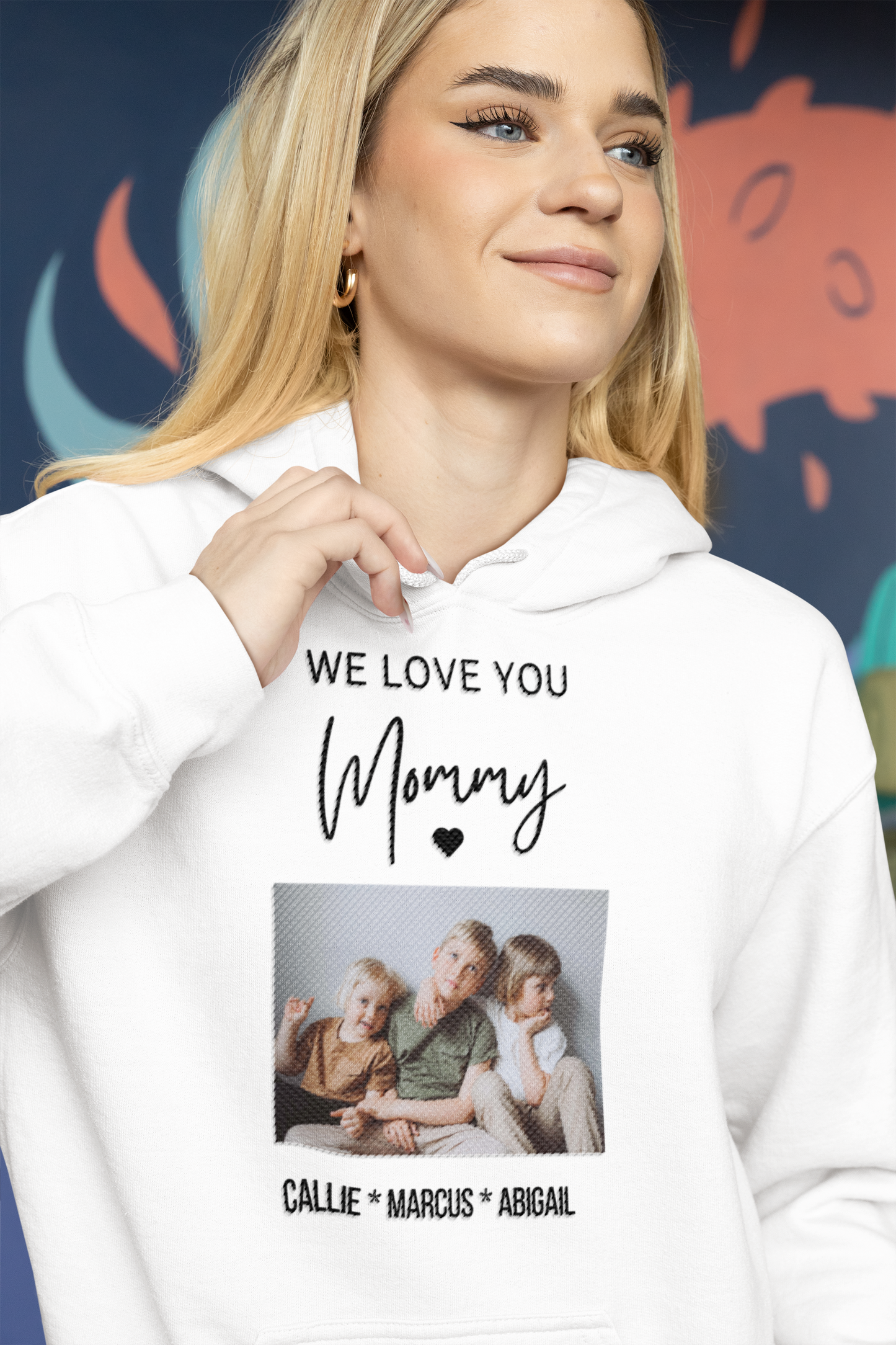 We Love You Photo Mommy Trio