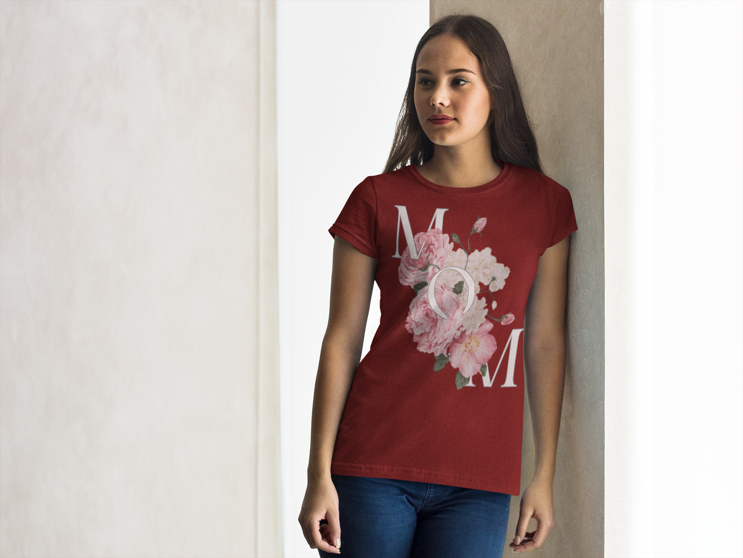 MOM Adorned with Pink Roses Trio