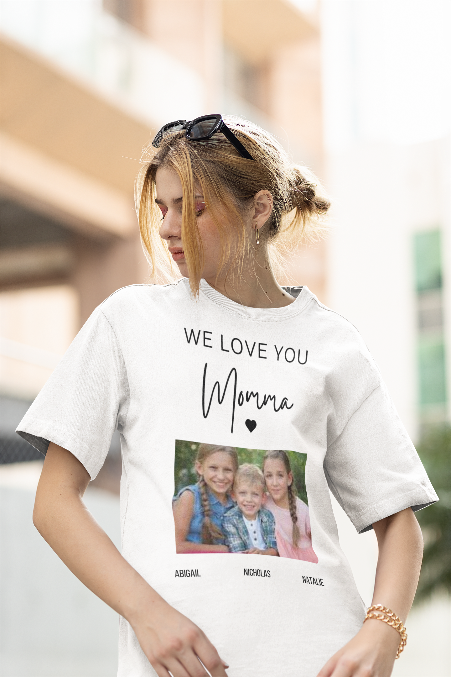 We Love You Photo Mommy Trio