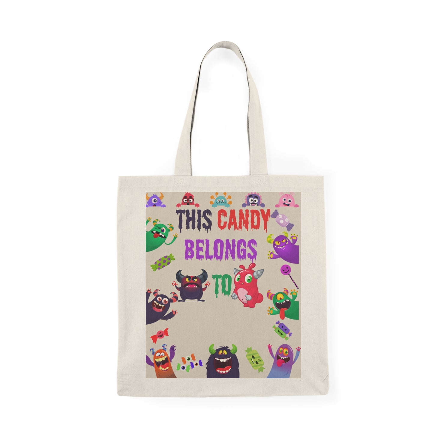 Monster Mash Personalized Trick or Treat Bag