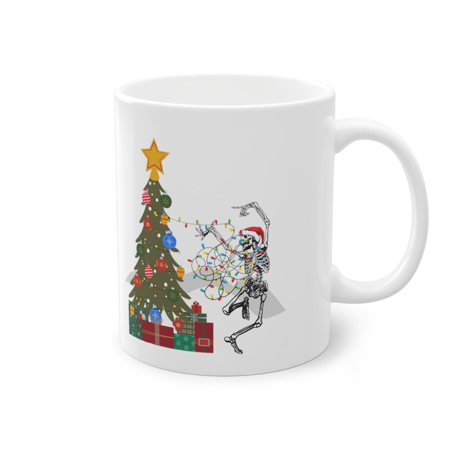 When You're Dead Inside But It's Christmas Dark Humor Christmas Coffee Mug