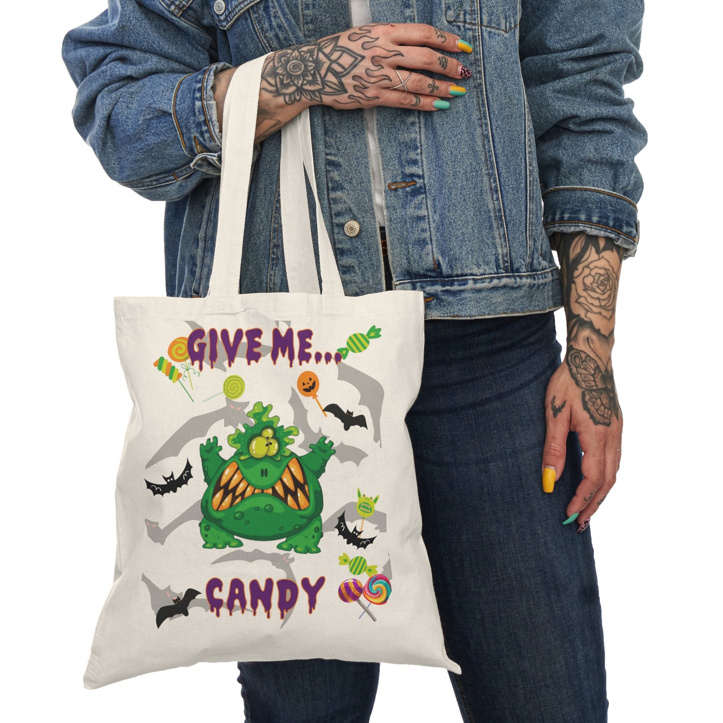 Give Me Candy Personalized Trick or Treat Bag