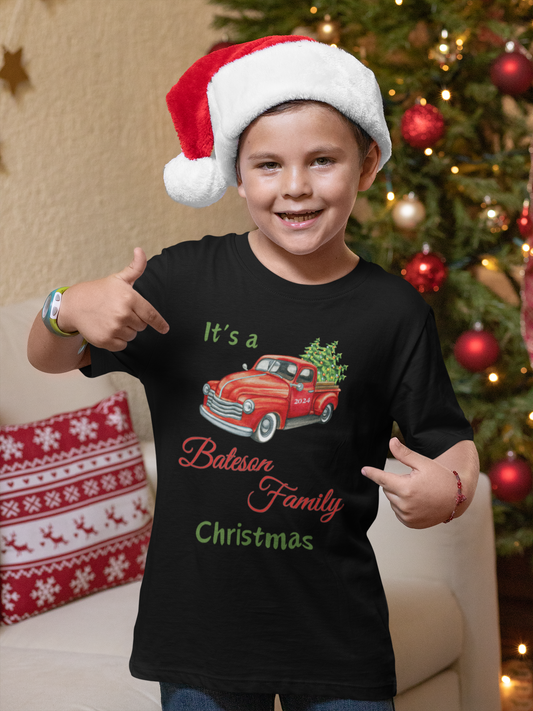 It's a Personalize Family Christmas - Infant and Toddler Sizes