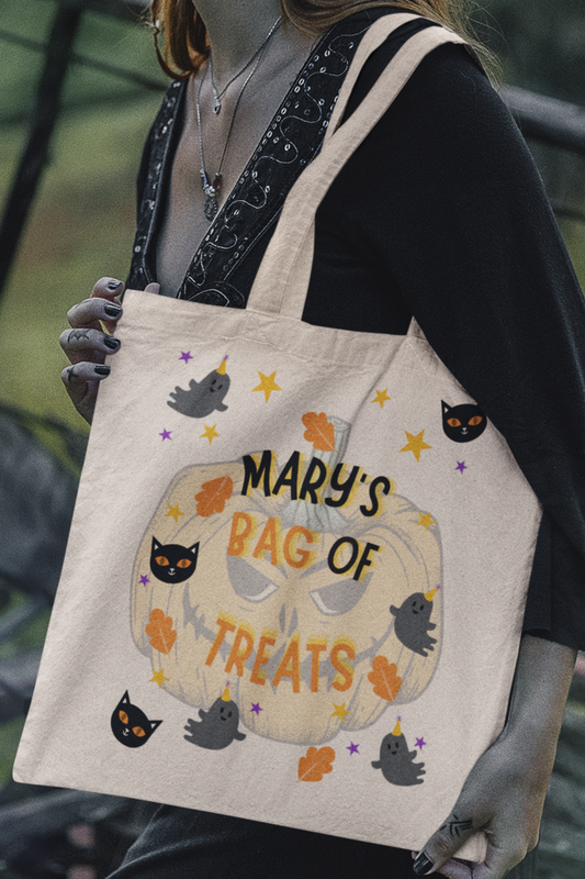 Mary's Bag of Treats Personalized Trick or Treat Bag