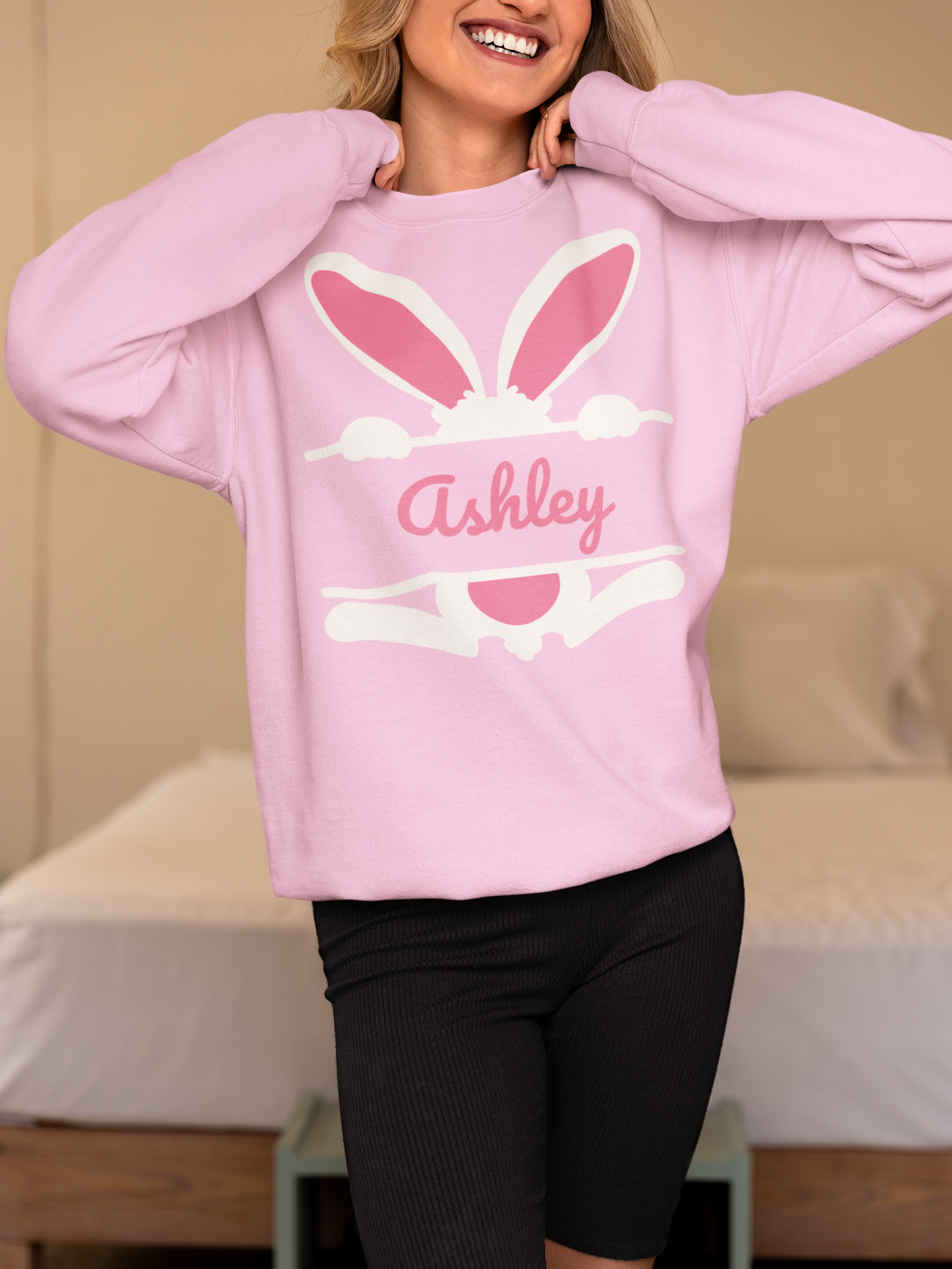 Bunny Name Pink Trio Adult