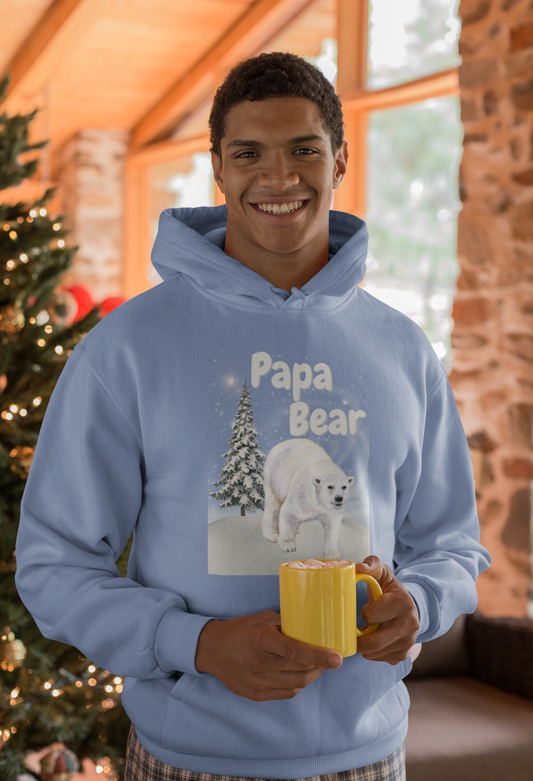 Polar Bear Winter Evening Collection - Papa Bear Trio