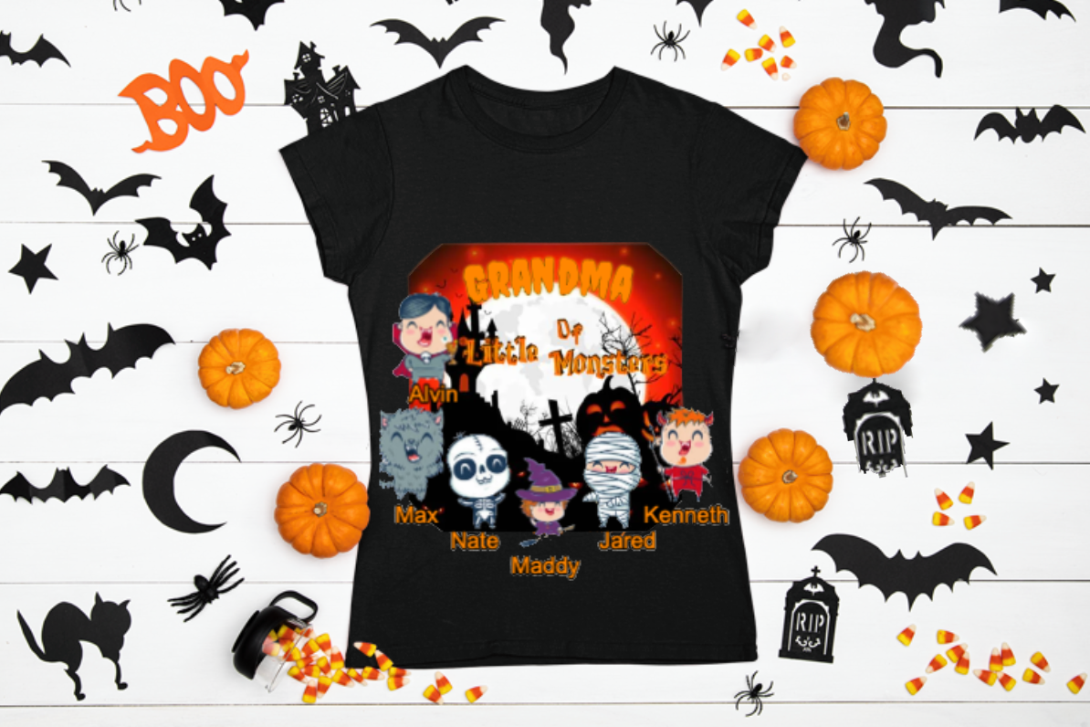 🧙‍♀️Bootiful Personalized "of Little Monsters" T-shirt🧙‍♀️